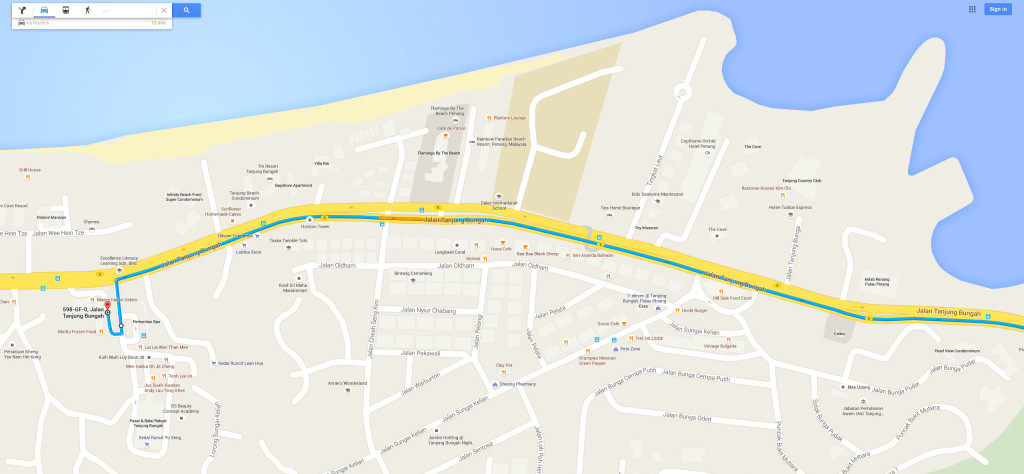 Map to Concert Venue