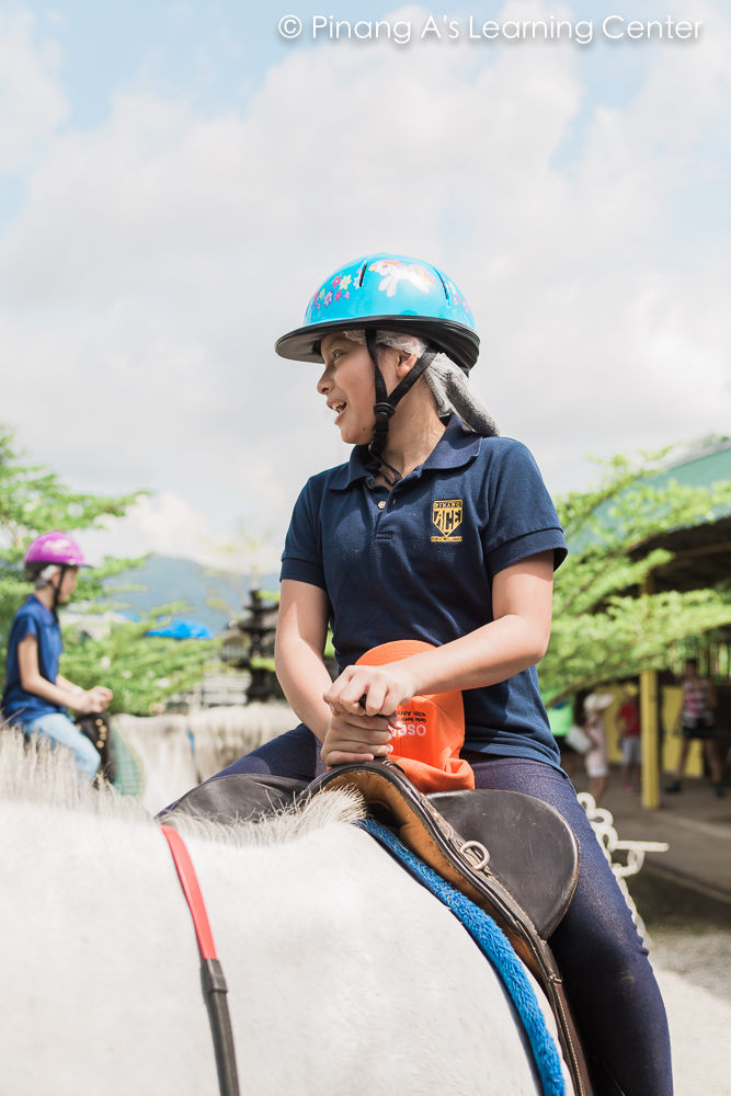 Homeschool visit to Countryside Stables Penang, horse riding